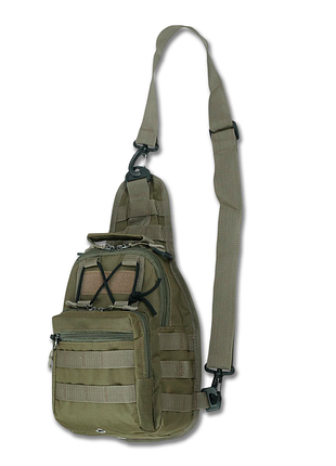 Сумка через плече — койот з molle-системою