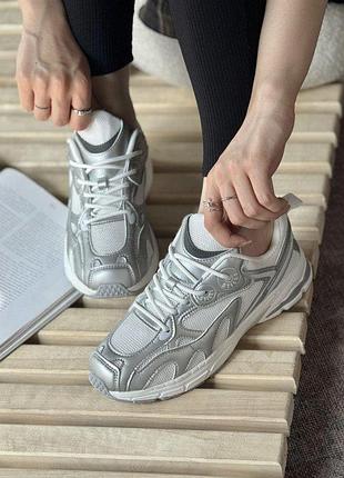 Женские кроссовки palladium silver дл6309