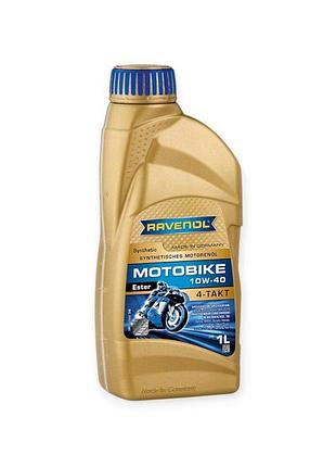 Олива моторна ravenol 4т motobike ester 10w-40 1л