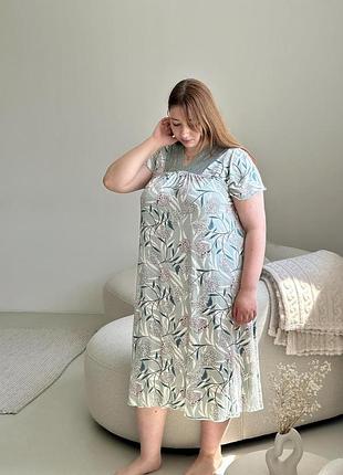 Жіноча нічна сорочка bloom big size