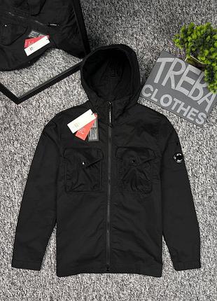 Куртка мужская c.p. company хлопковая черная размер l,xl