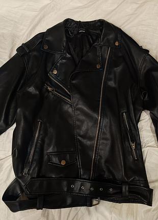 Косуха кожаная куртка cropp