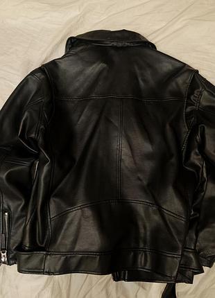 Косуха кожаная куртка cropp 2