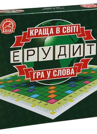 Настольная игра эрудит. игра в слова arial 910107 на укр. языке