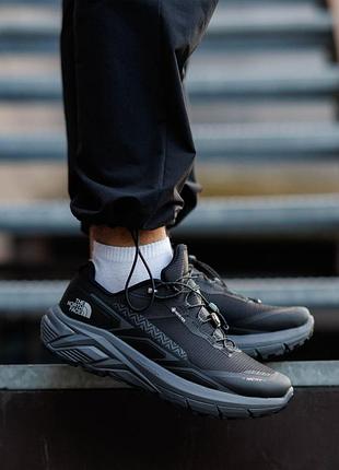 North face vectiv gore-tex black grey 6