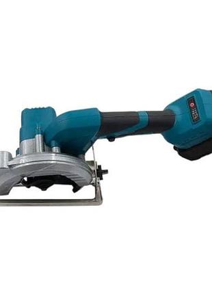 Пила акумуляторна циркулярна +2 акумулятори unitech 5 inch блакитна