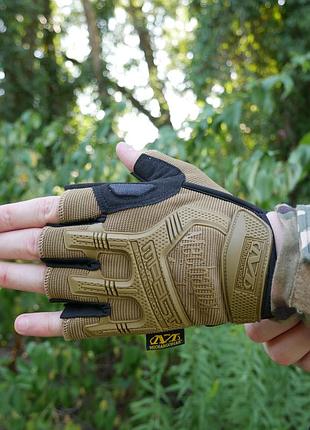 Беспалые перчатки койот mechanix mxk-2 9