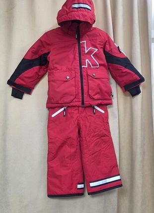 Зимний мембранный термокостюм kaxs proxtec от kappahl, р. 92-98