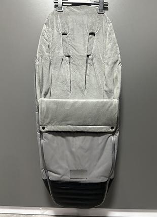 Конверт у візок cybex sybex cubex cibex сірий footmuff grey
