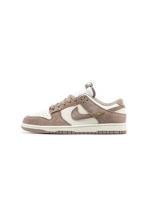 Кросівки nike dunk low malt gold mini swoosh