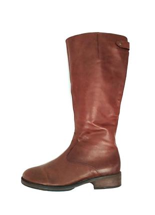 На молнии кожа сапоги gabor 6 uk, 39 eur, стелька 26,5 см