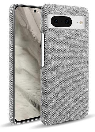 Тканинний чохол для google pixel 8a (світло-сірий)