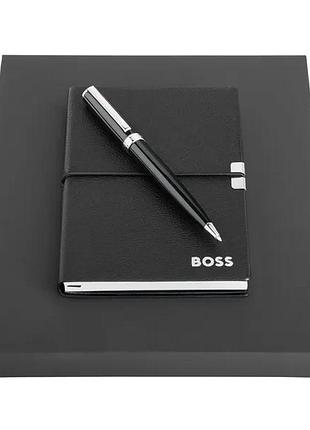 Блокнот с ручкой hugo boss set hnm124aa+hsn2544a подарочный набор блокнота для мужчин