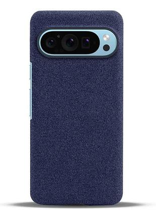 Тканевый чехол для google pixel 9, 9 pro (темно-синий) 2