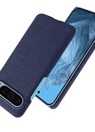 Тканевый чехол для google pixel 9, 9 pro (темно-синий) 6