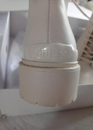 Брендовые ботинки кожаные guess 6