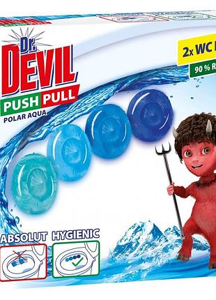 Туалетні блоки без кошика для унітазу dr.devil push pull полярна вода 8595025835673 40 г 4808788