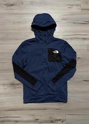 Флисовое худи кофта норт фэйс the north face expedition quarter-zip fleece hoodie, xs, оригинал