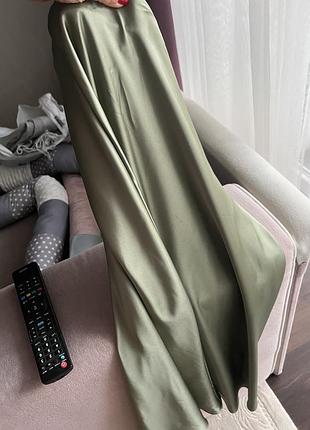 Сатинова спідниця від zara 10