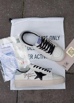 Golden goose ggdb stardan white black