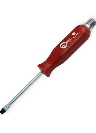 Отвертка шлицевая ударная 6 х 125 мм под ключ intertool