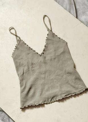 Топ с рюшами эластичный free people intimately 3