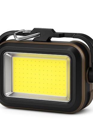 Ліхтар переносний з батареєю tzd-01-cob(white+yellow+red+blue), лампочка для кемпінгу акумуляторна sx-67