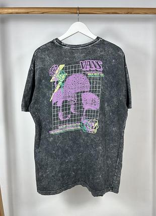 Vans psychodelic mashrooms tie die футболка з ефектним дизайном розмір м