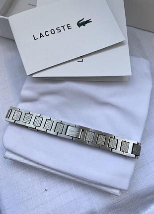 Браслет чоловічий lacoste із неіржавіючої 316l сталі регульований