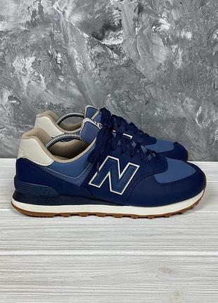 Кожаные кроссовки new balance 574 vegan 44/28 см