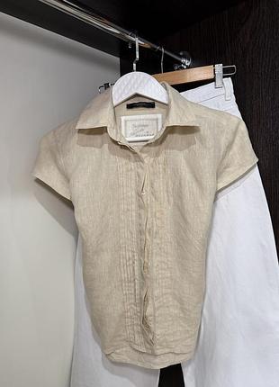 Оригінальна лляна сорочка  maxmara