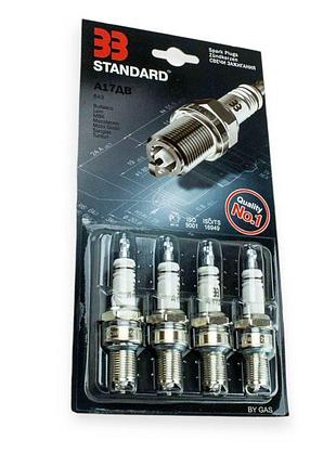 Свічка запалювання 33 standard а-17 дв 2101 довга (зазор 0,5) (к-кт 4 шт)