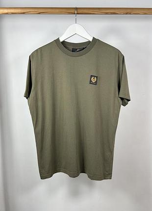 Belstaff hockley olive футболка з красивим дизайном розмір м