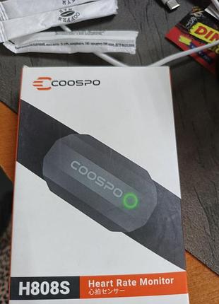 Coospo h808s heart rate monitor — нагрудний пульсометр високої точності, розроблений для відстеження частоти серцевих скорочень під час бігу.