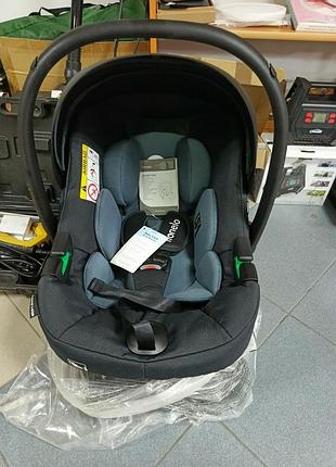 Детское автокресло-переноска lionelo astrid i-size (black/blue) - безопасное и комфортное автокресло категории 0+ (от рождения)