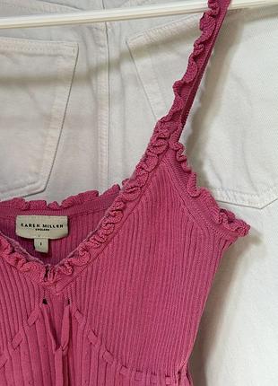 Оригінальна майка в рубчик karen millen 4