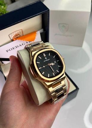 Часы мужской poedagar nautilus кварцевая аналоговая водозащита 50м