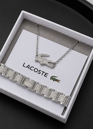 Парні браслети lacoste — стильний комплект для закоханих
