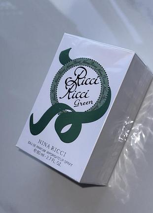 Парфуми жіночі духи  nina ricci green  80 мл аромат зі шлейфом  лімітована колекція