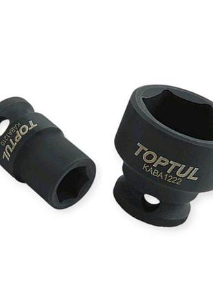 Головка торцевая шестигранная ударная 3/4" 22мм toptul