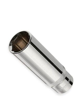 Головка торцевая шестигранная удлиненная 3/8" 18 мм crv intertool