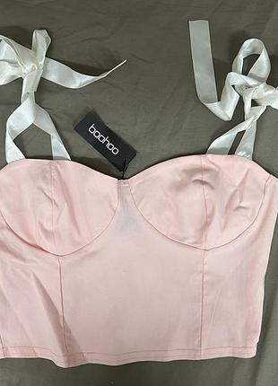 Новый топ корпус бандо бренда boohoo