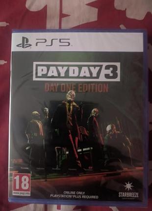 Гра диск payday 3 playstation 5 новий! запакований!