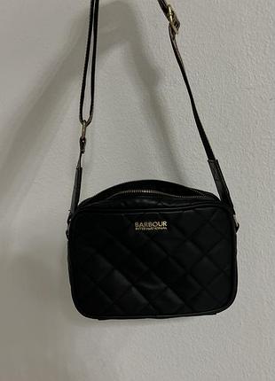 Barbour international quilted sloane crossbody 10