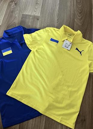 Спортивна футболка puma ukraine поло