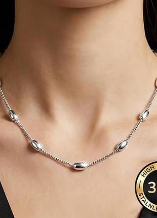 Ланцюжок медична сталь xuping ttm stainless steel довжина 45+5 см. ширина 3 мм.