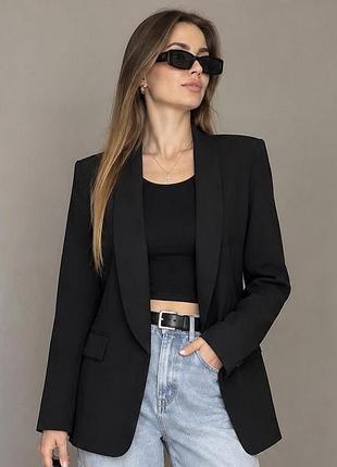 Стильний чорний піджак shein 🖤