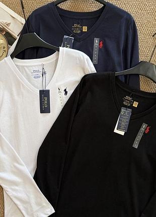 Логслів  polo ralph lauren футболка з довгим рукавом