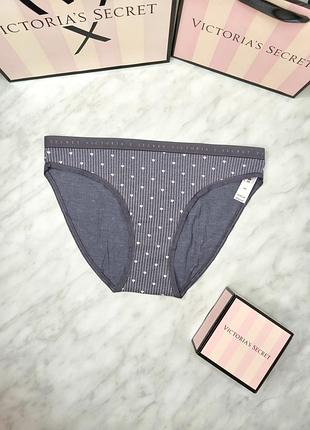 Трусики-бікіні з еластичної бавовни. victoria's secret. оригінал 🇺🇸