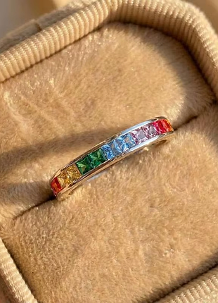 Кольцо "princess rainbow"